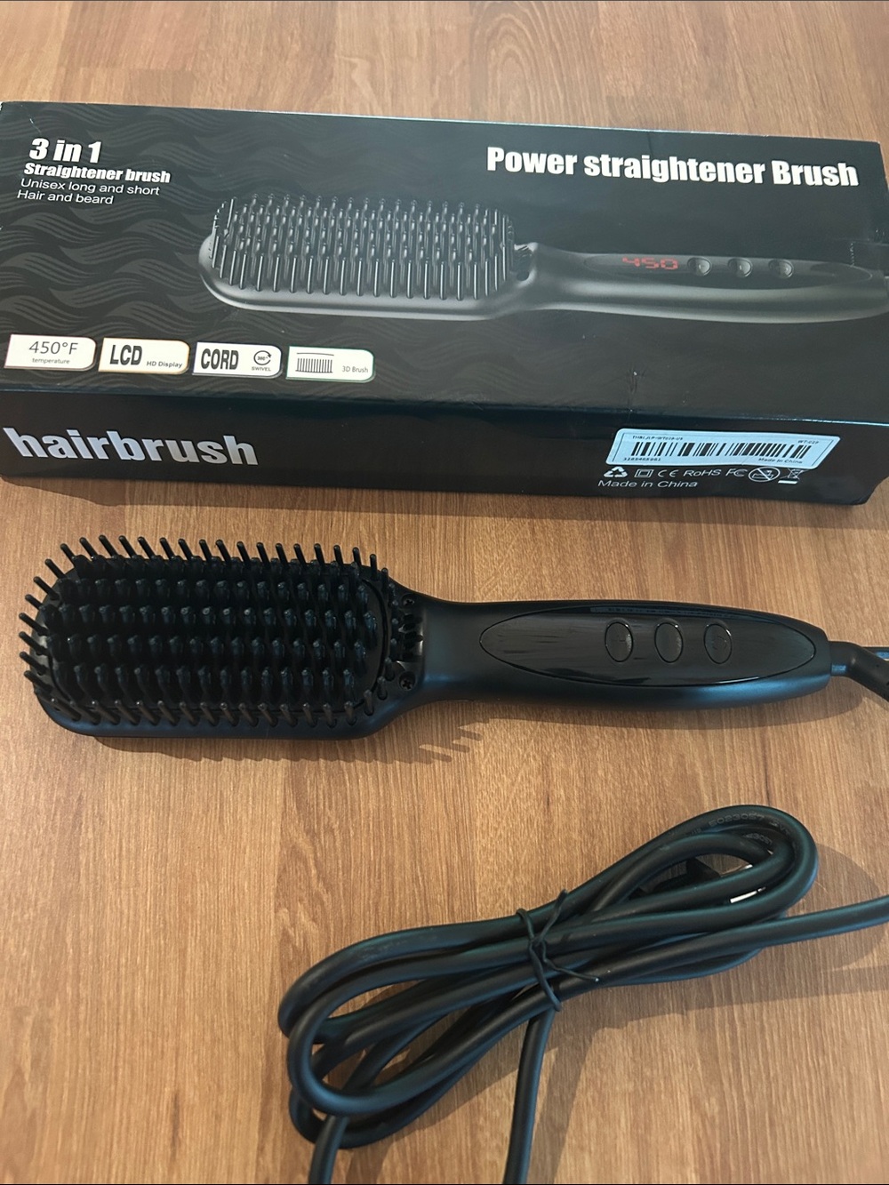 Power Straightener Brush
